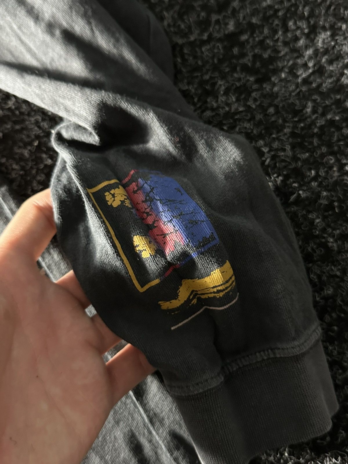 Edwin × Hysteric Glamour × Japanese Brand 🚨EDWIN PUNKS STYLE LONG SLEEVE JAPANESE RARE TRUE DISTRESSED Size US S / EU 44-46 / 1 - 7 Thumbnail