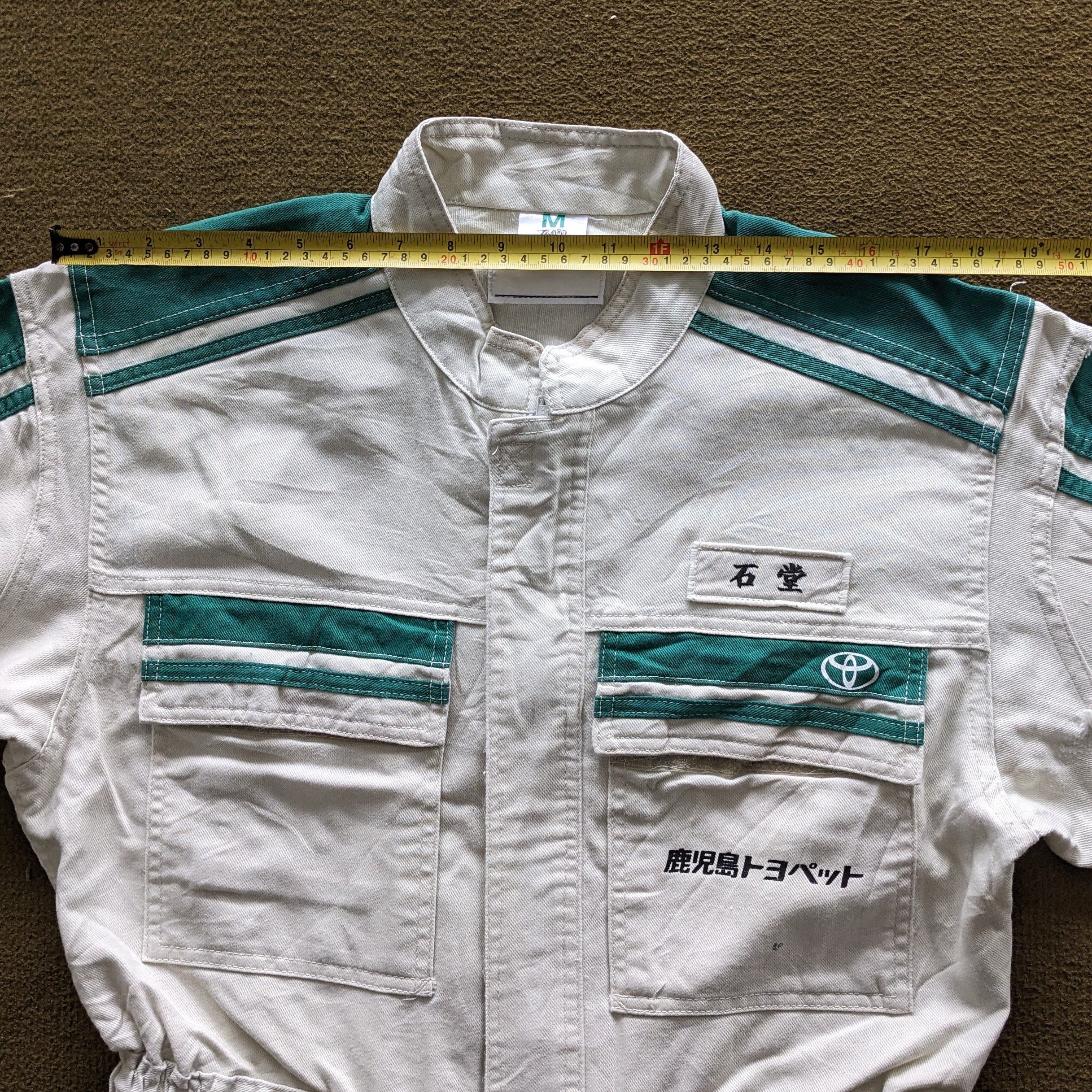 Vintage Vintage TOYOPET Motorsports Racing Coverall Workwear Jacket Size US M / EU 48-50 / 2 - 7 Thumbnail