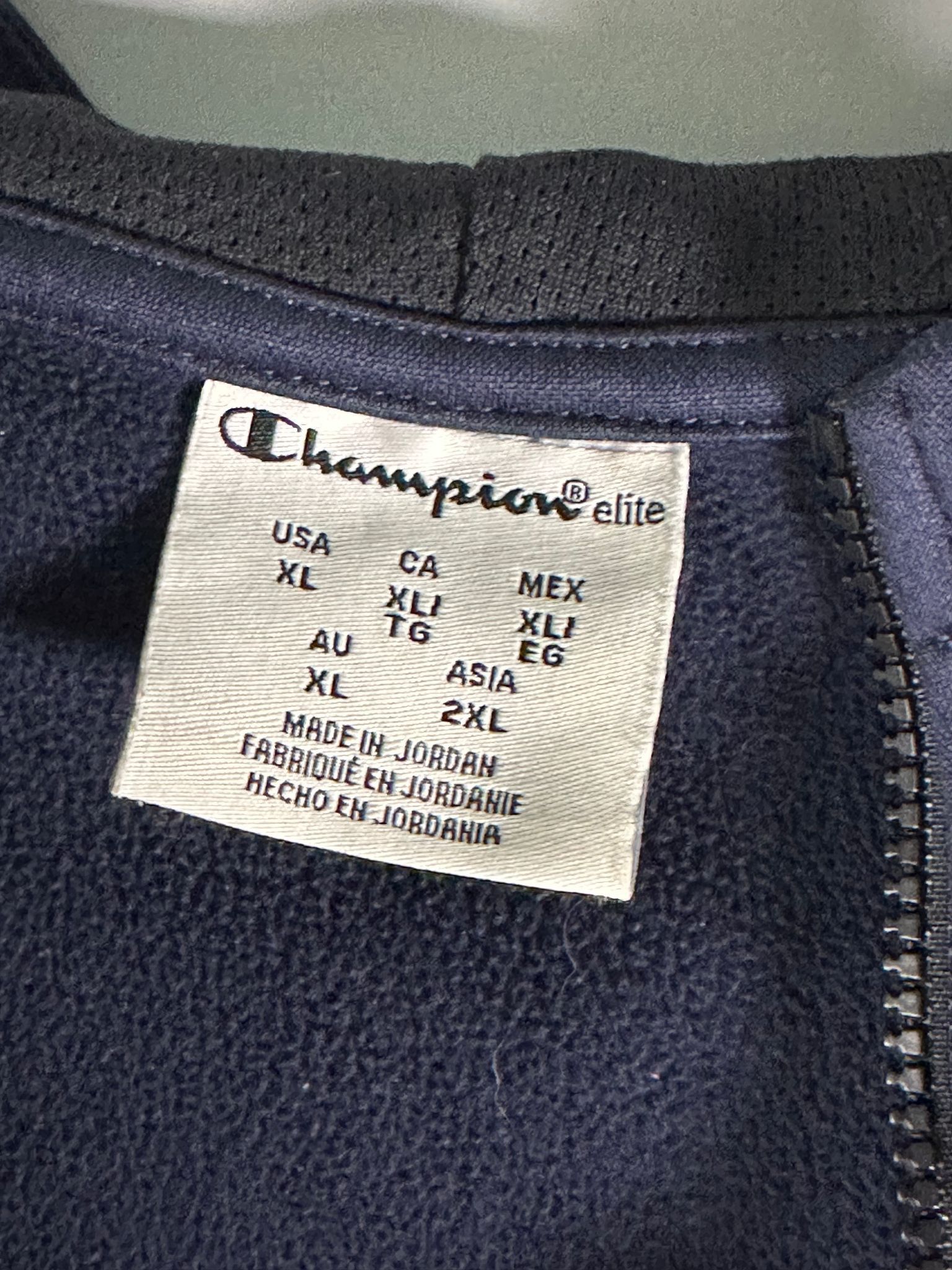 Champion Champion Elite Hoodie Mens XL Quarter Zip Pullover Hooded Size US XL / EU 56 / 4 - 5 Thumbnail