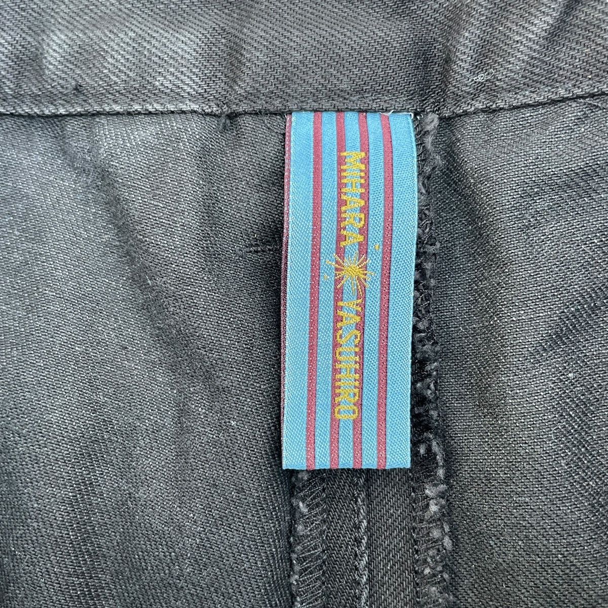 Maison MIHARA YASUHIRO MIHARA YASUHIRO - Black Washed Denim Double Pocket Shorts Size US 31 - 4 Thumbnail