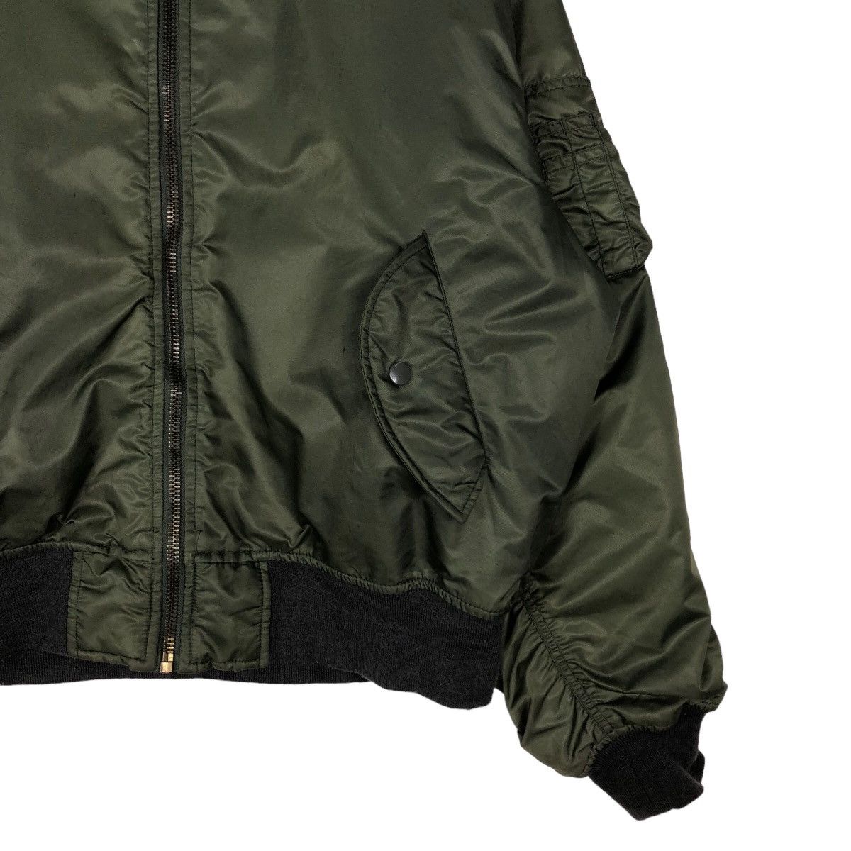 Japanese Brand 🔥Riot Riot Vintage Bomber Jacket Reversible Military Size US L / EU 52-54 / 3 - 5 Thumbnail