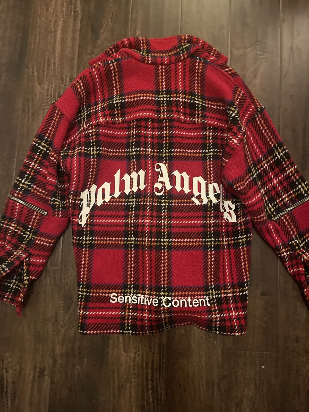 Palm Angels Palm Angel Check Wool Jacket Size US XXS / EU 40 - 5 Thumbnail