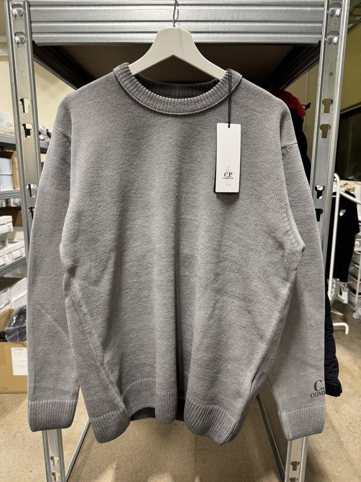 C.P. Company C.P Company Knitted Logo Sweater NEW 450$ Size US L / EU 52-54 / 3 - 1 Thumbnail