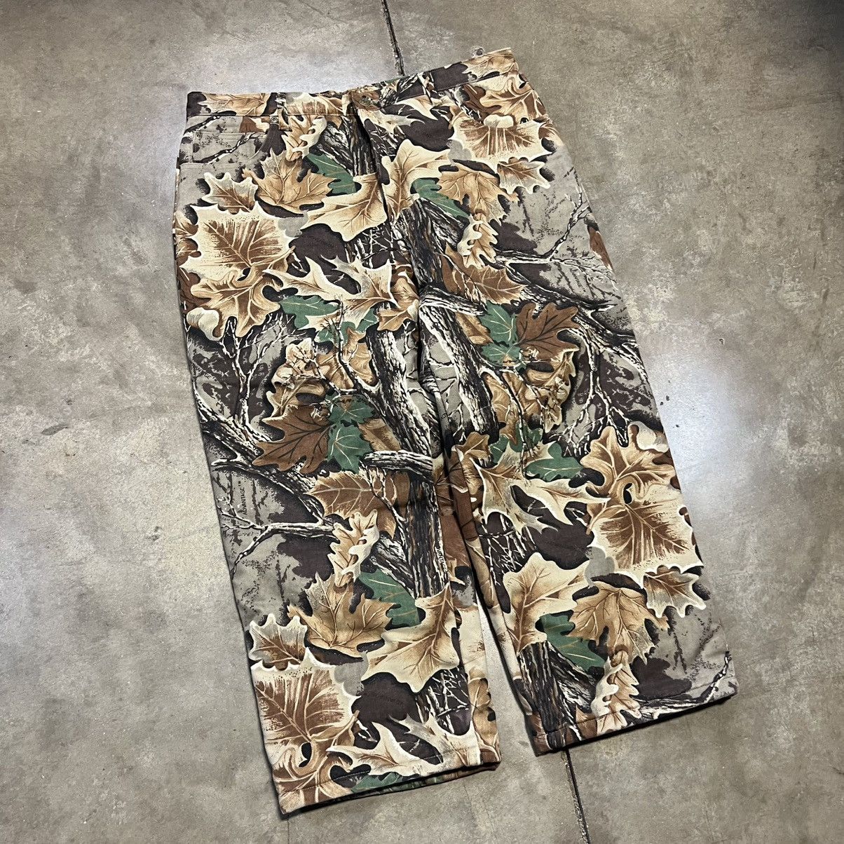 Cabelas × Vintage Vintage Cabelas Camo Carpenter Pants Utility Hunting Quilted Size US 36 / EU 52 - 2 Thumbnail
