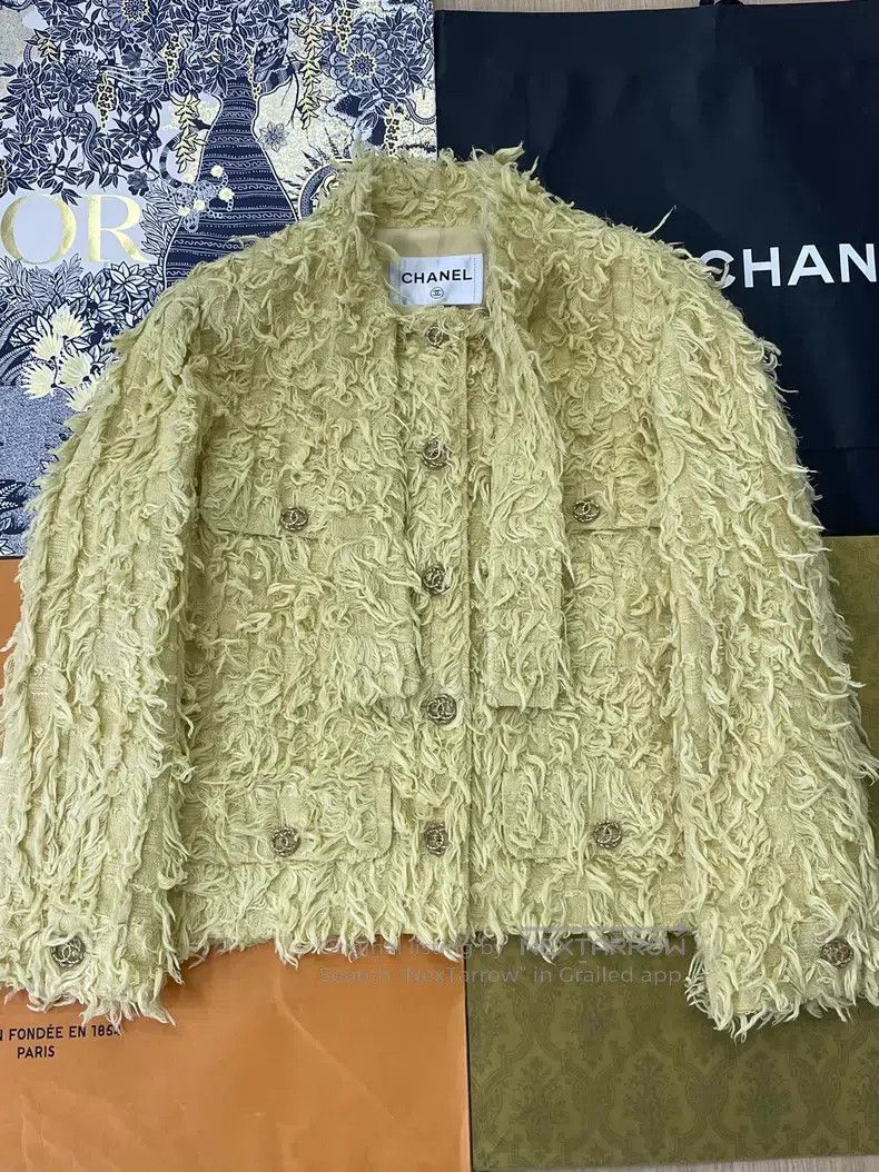Chanel Chanel Chick yellow tassel tie jacket Size XS / US 0-2 / IT 36-38 - 1 Thumbnail