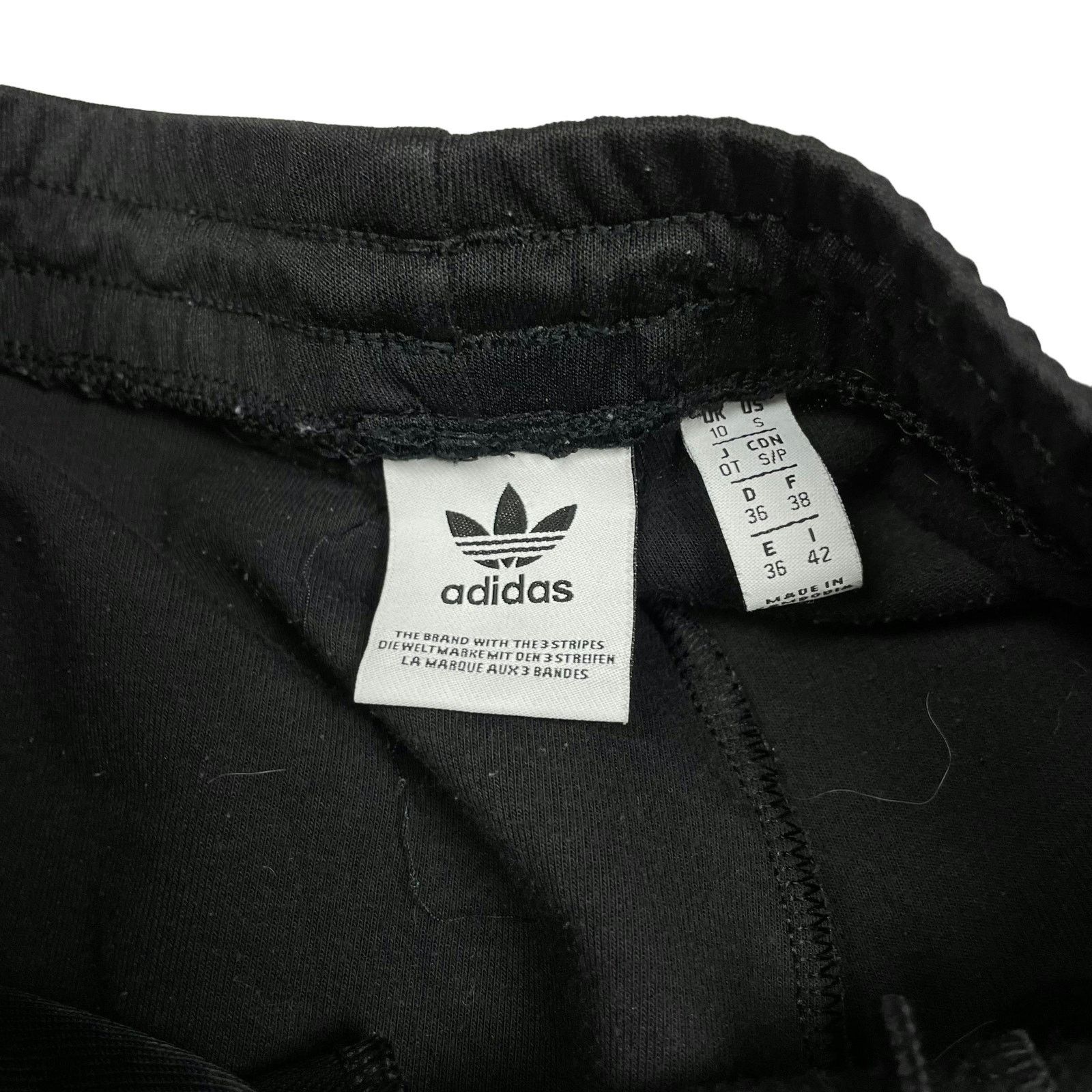 Adidas Adidas SST Superstar Women Black 3-Stripes Track Pants Small Size 30" / US 8 / IT 44 - 8 Thumbnail