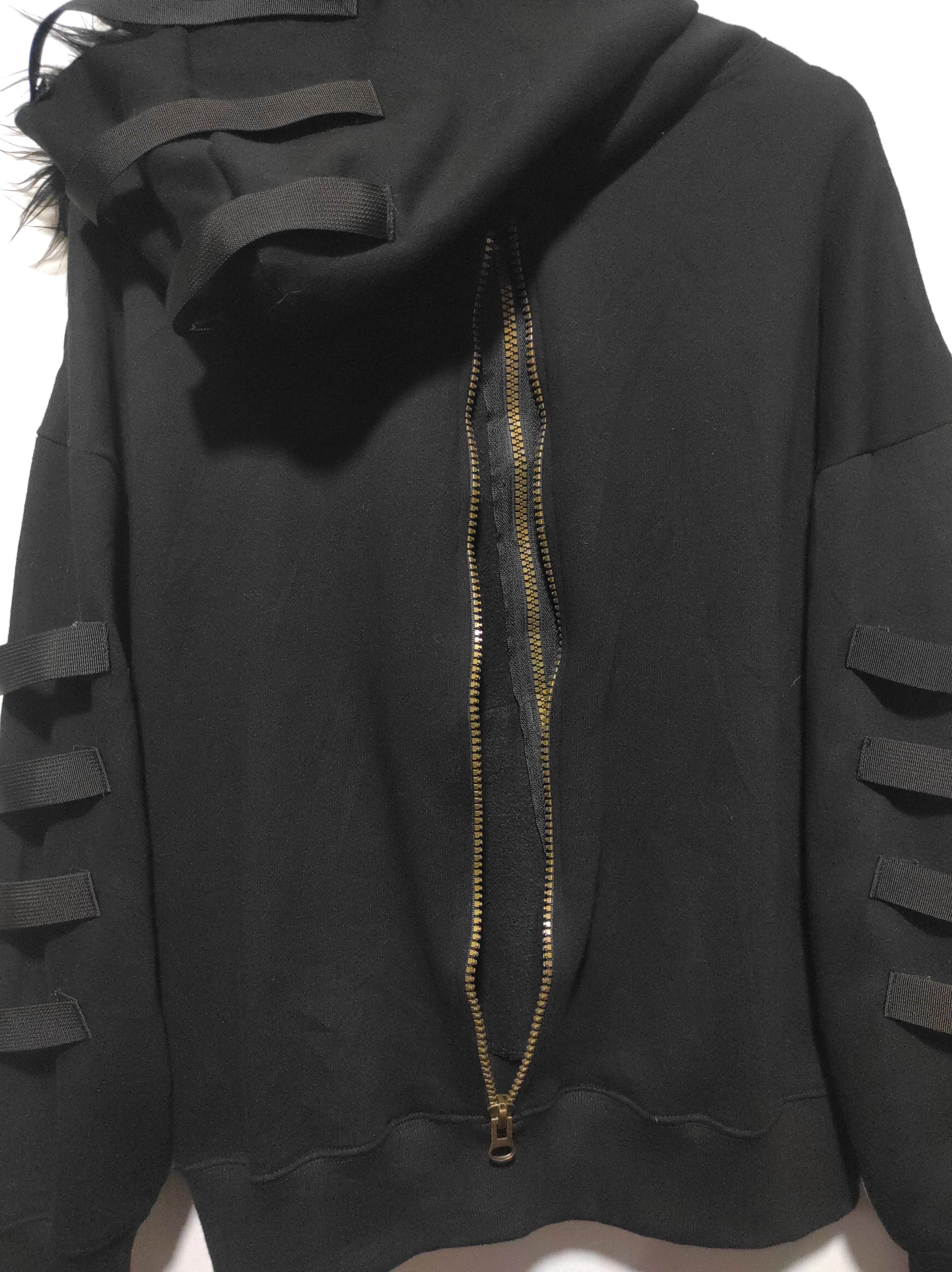 Hysteric Glamour Black Zipper Fur Hoodie Size US M / EU 48-50 / 2 - 18 Thumbnail