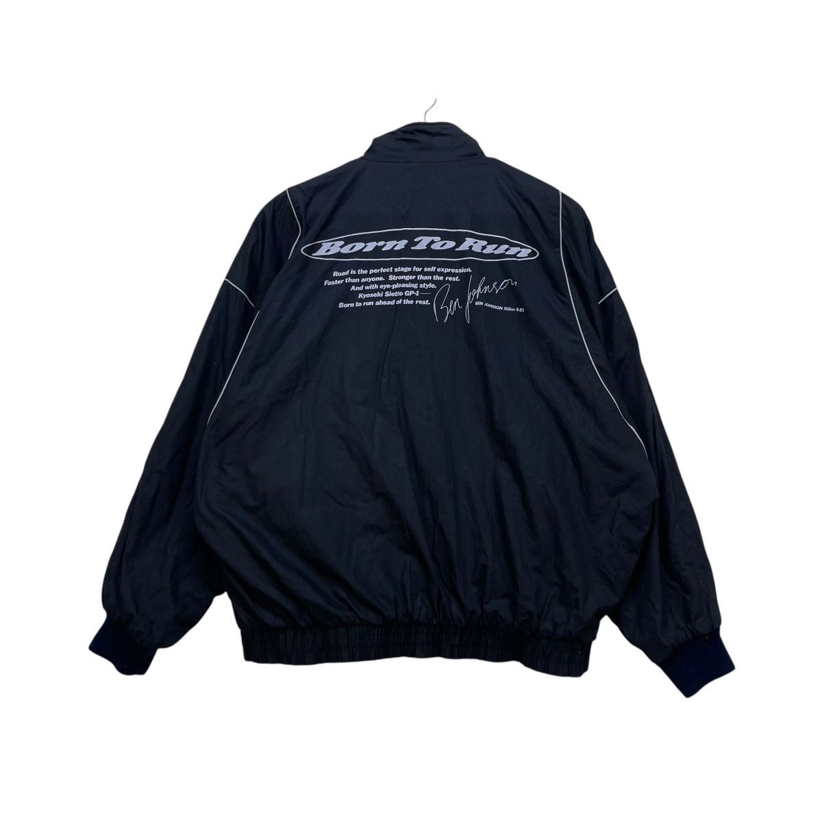 Vintage 💥Japanese Brand Ben Jonhson gp 1 Born To run Bomber Blanket Size US M / EU 48-50 / 2 - 2 Thumbnail