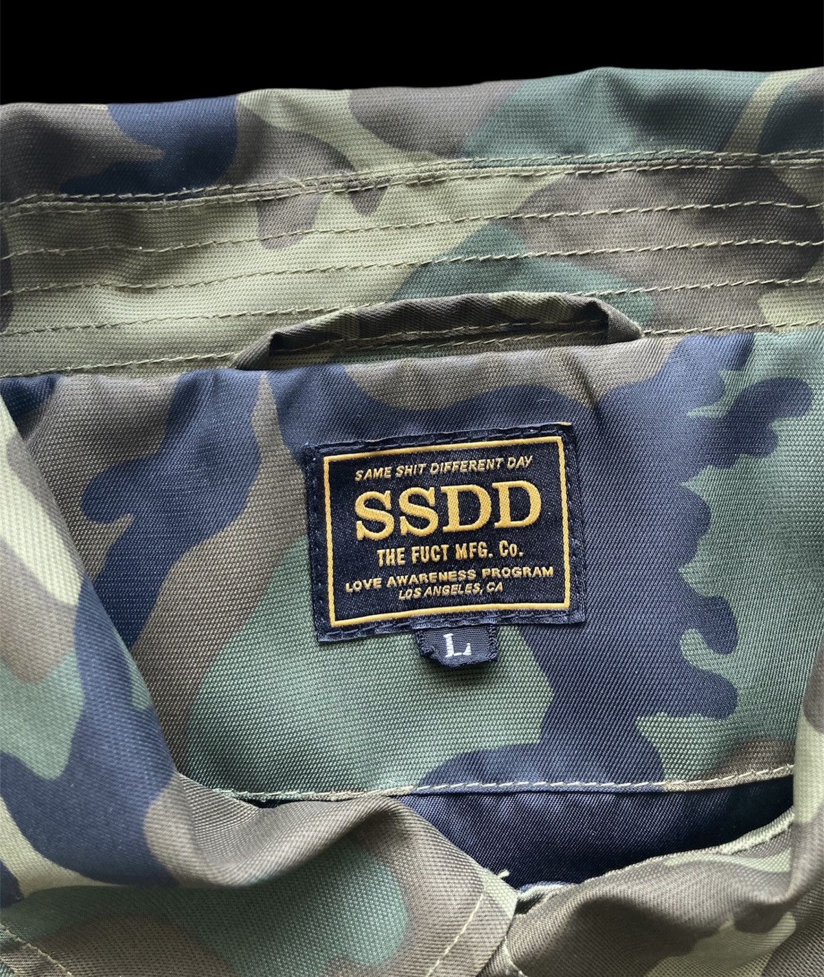 FUCT Fuct SSDD Camouflage WindbreakerJacket Size US L / EU 52-54 / 3 - 11 Thumbnail