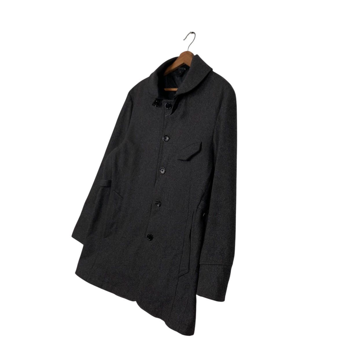 Japanese Brand × Vintage 📌Vintage Wool Biker Jacket Morgan Homme Issey Miyake Size US XL / EU 56 / 4 - 3 Thumbnail