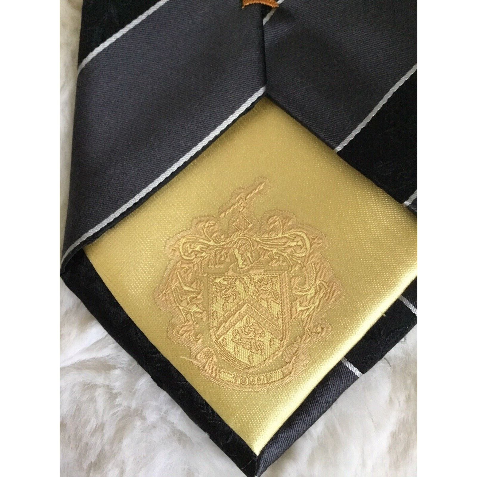 Donald Trump Donald Trump Signature Tie Gold Plate Name 100% Silk Size ONE SIZE - 4 Thumbnail
