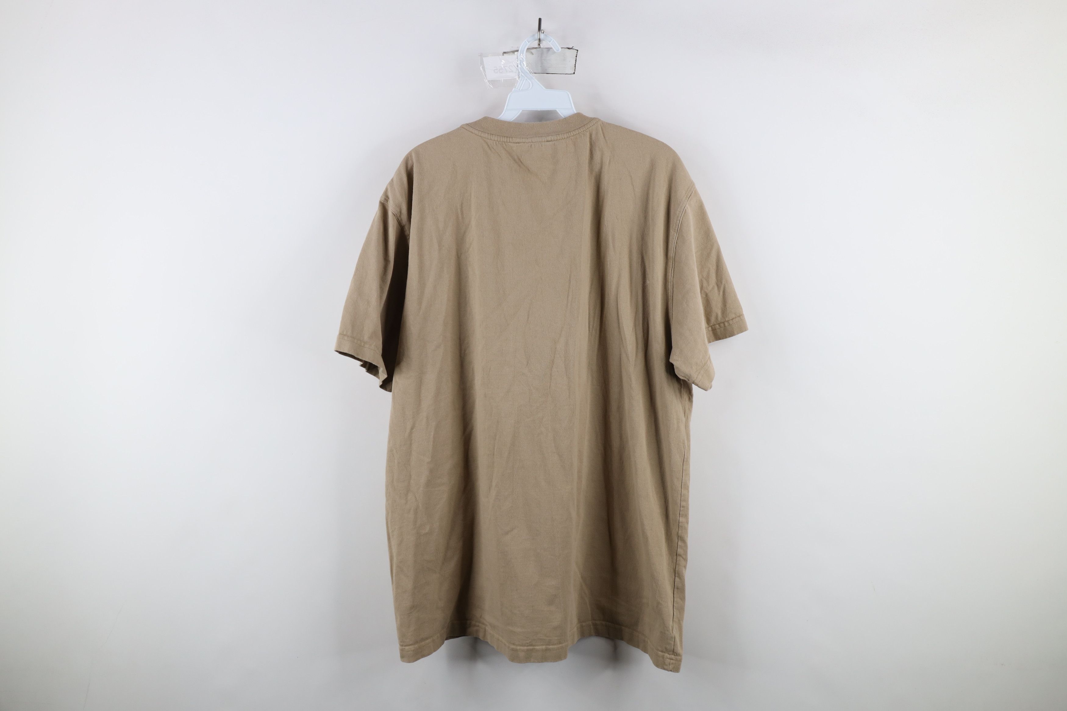Dickies × Vintage Vintage Y2K Dickies Spell Short Sleeve Henley T-Shirt Beige Size US XL / EU 56 / 4 - 10 Thumbnail