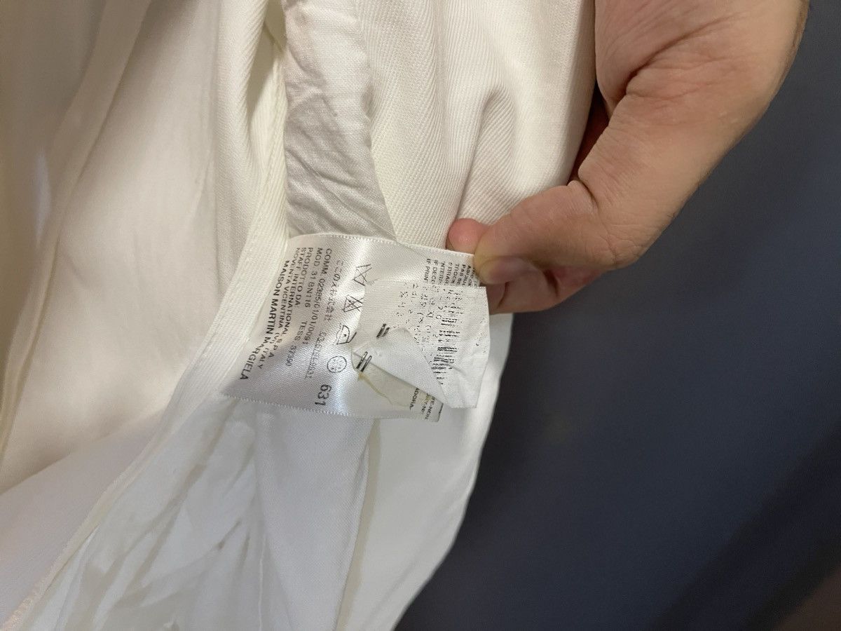 Maison Margiela Maison Martin Margiela Sculpted Jacket in White Size M / US 6-8 / IT 42-44 - 8 Thumbnail