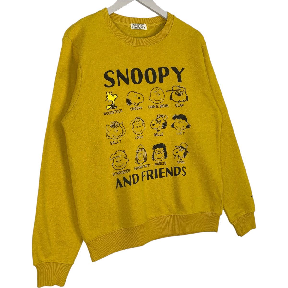 Vintage Vintage Peanuts Snoopy Uniqlo Crewneck Sweatshirt Yellow Size M / US 6-8 / IT 42-44 - 3 Thumbnail