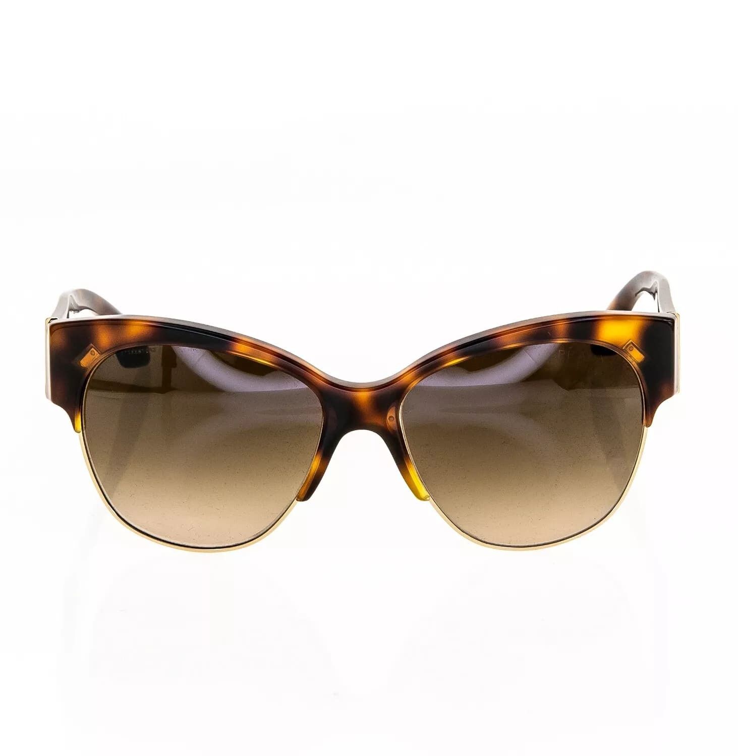 Prada PRADA Cat Eye Chunky PR11RS Tortoise Gradient Sunglasses 11R Size ONE SIZE - 8 Thumbnail