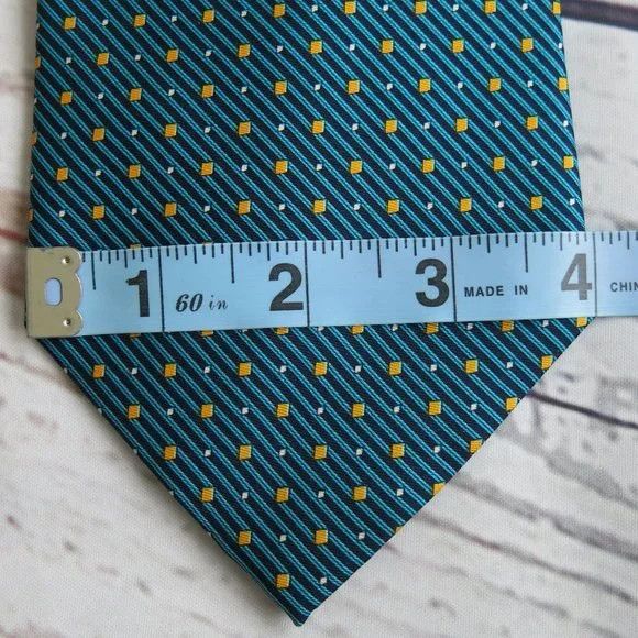 Versace Versace Handmade Classic V2 Multcolor Print Silk Neck Tie Size ONE SIZE - 4 Thumbnail