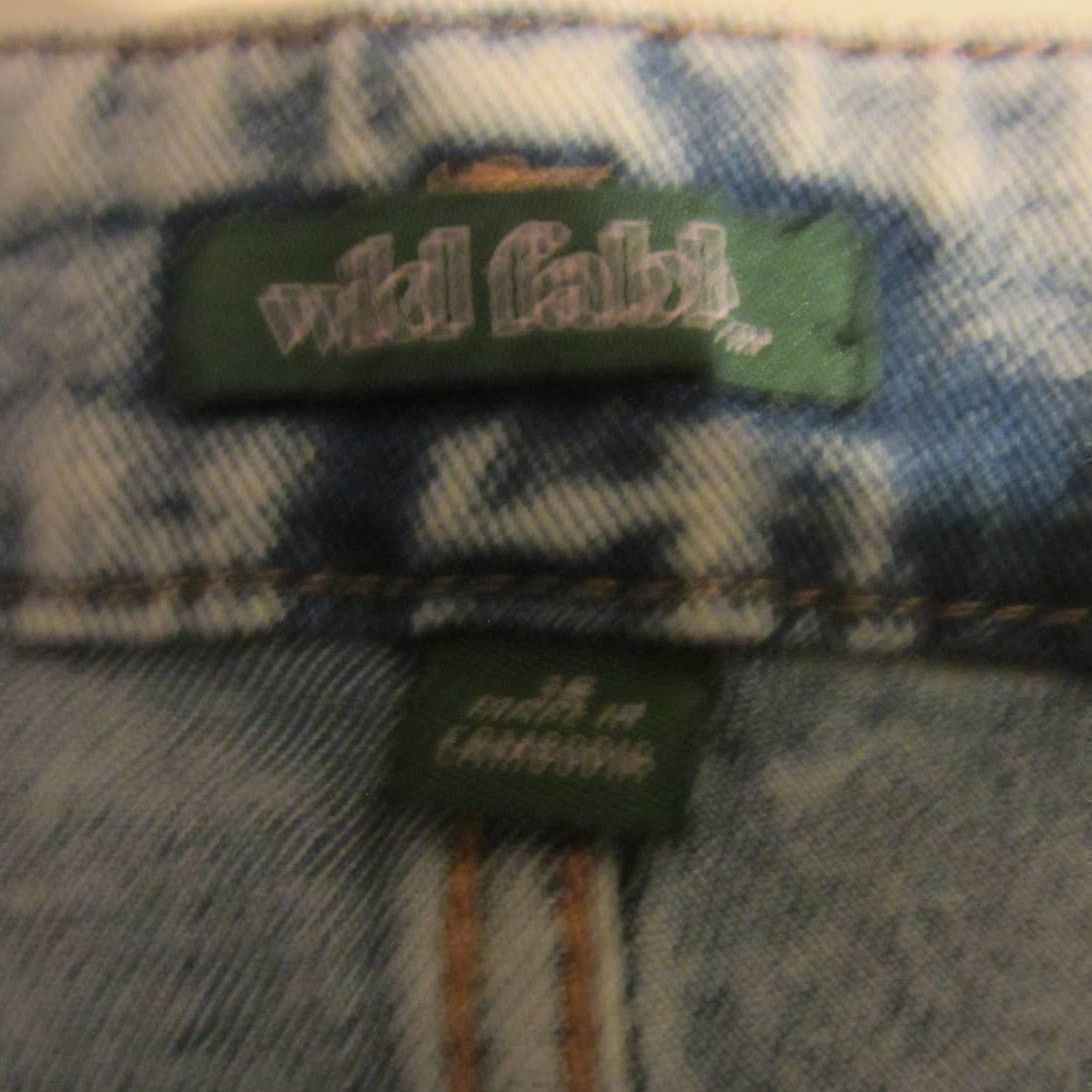 Other Y2K Streetwear Light Wash Denim Super High Rise Shorts 16 Size 38" / US 16 / IT 52 - 7 Thumbnail