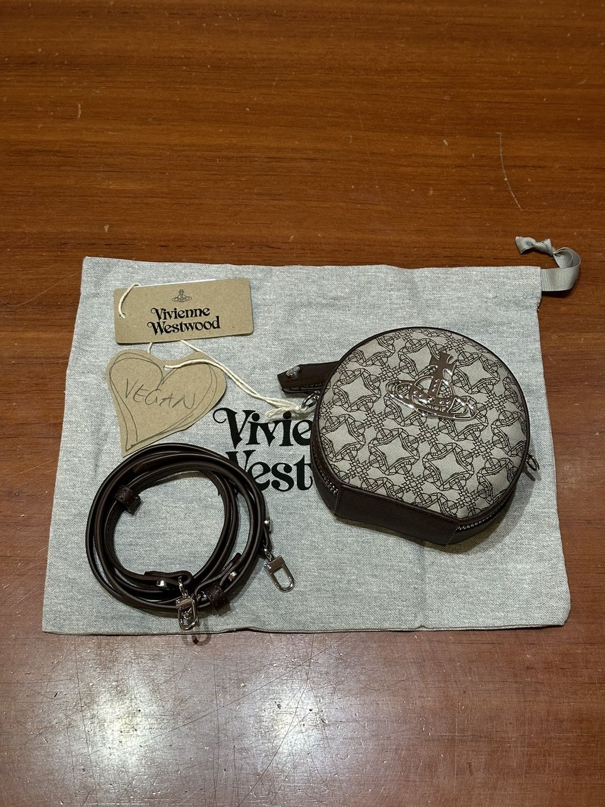 image of Vivienne Westwood Mini Round Crossbody Bag, Women's