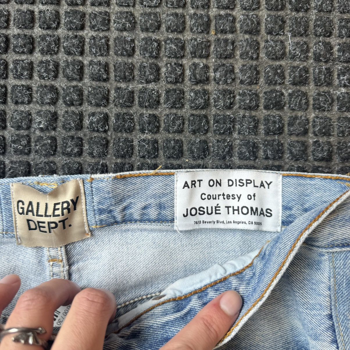 Gallery Dept. Gallery Dept. Indiana Blue Flare Jeans Indigo Size US 30 / EU 46 - 4 Thumbnail
