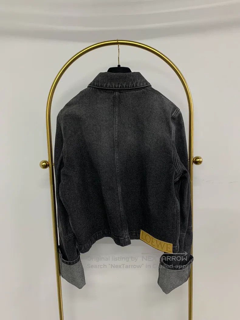 Loewe Loewe Classic style black and gray washed denim jacket Size XS / US 0-2 / IT 36-38 - 3 Thumbnail