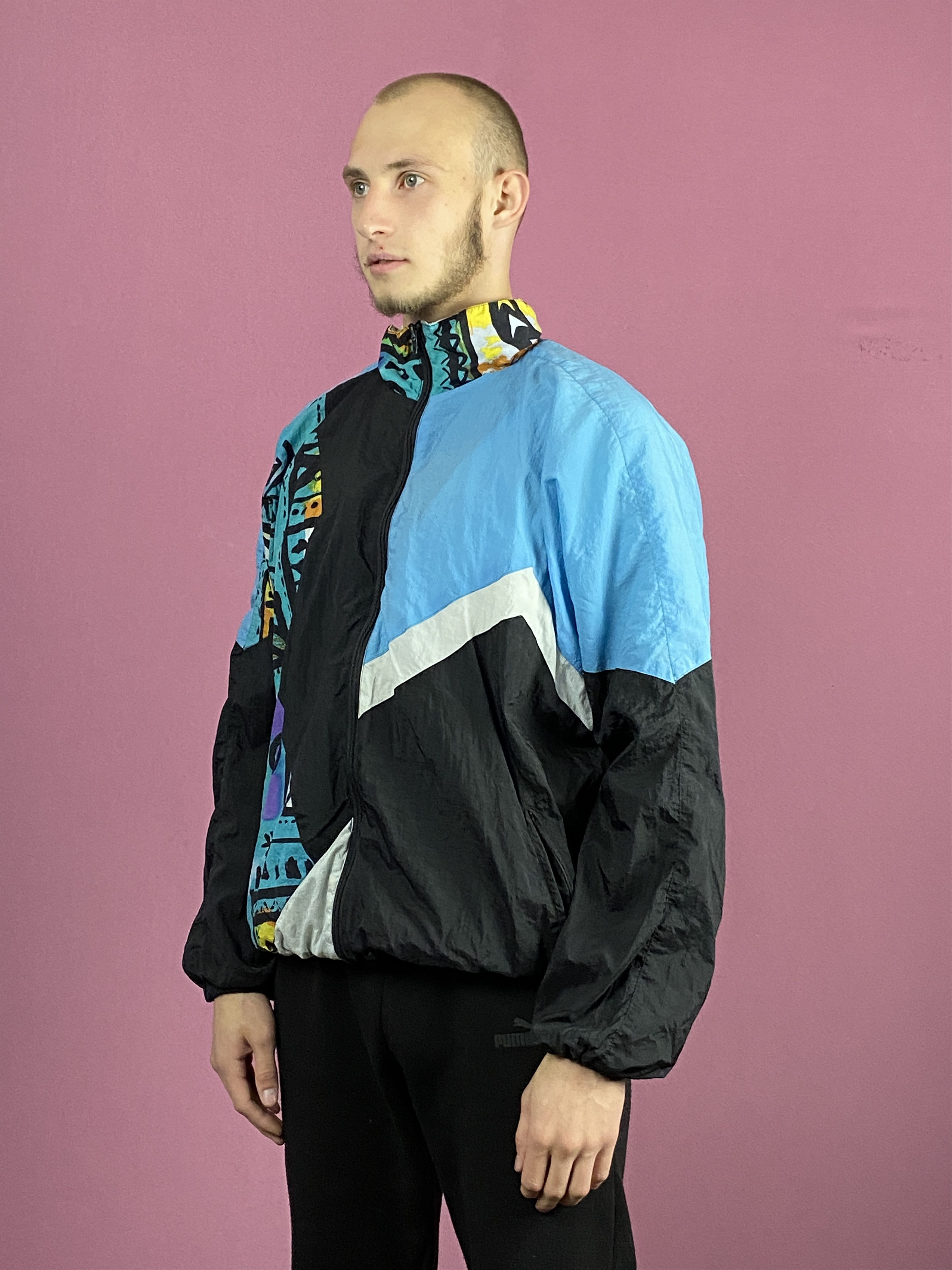 Vintage 90s Vintage Men's Windbreaker Jacket - XL Size US XL / EU 56 / 4 - 2 Thumbnail