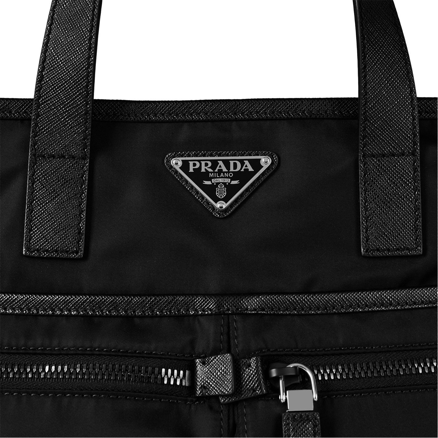 Prada PRADA Nylon Tote Bag Size ONE SIZE - 3 Thumbnail