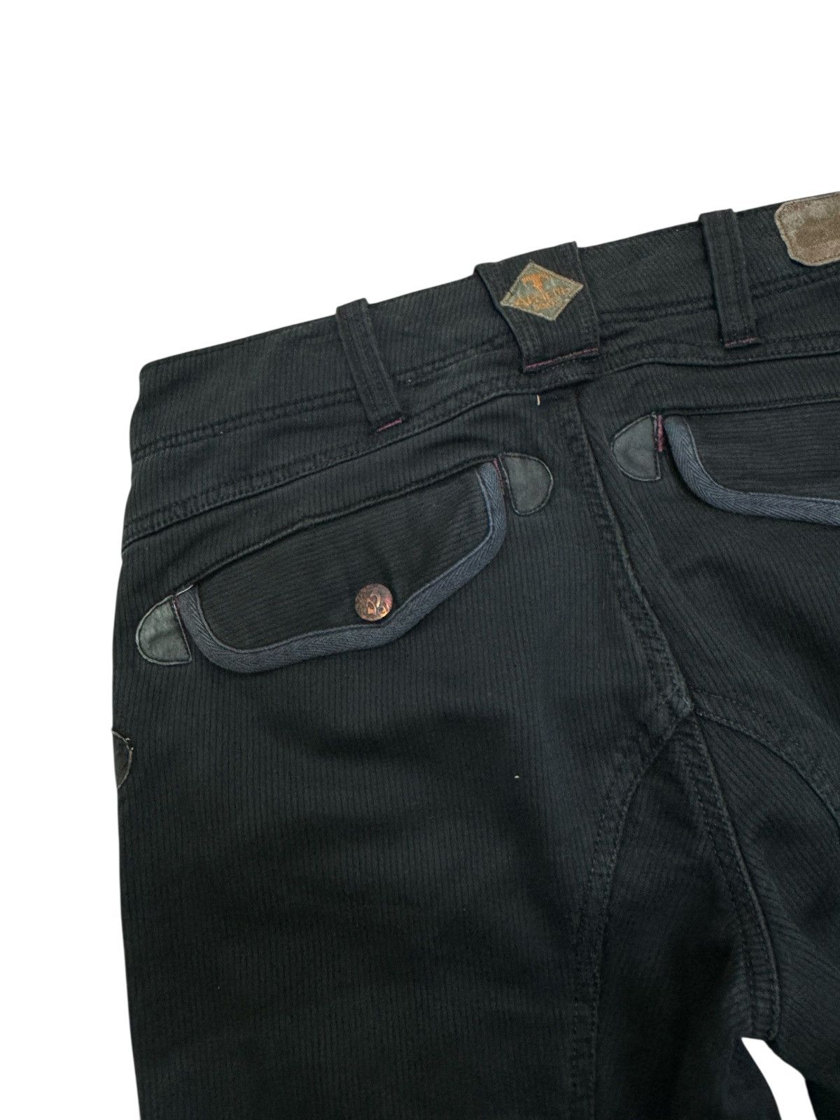 Diesel Diesel Industry Pinstriped Black Pant Size US 30 / EU 46 - 14 Thumbnail