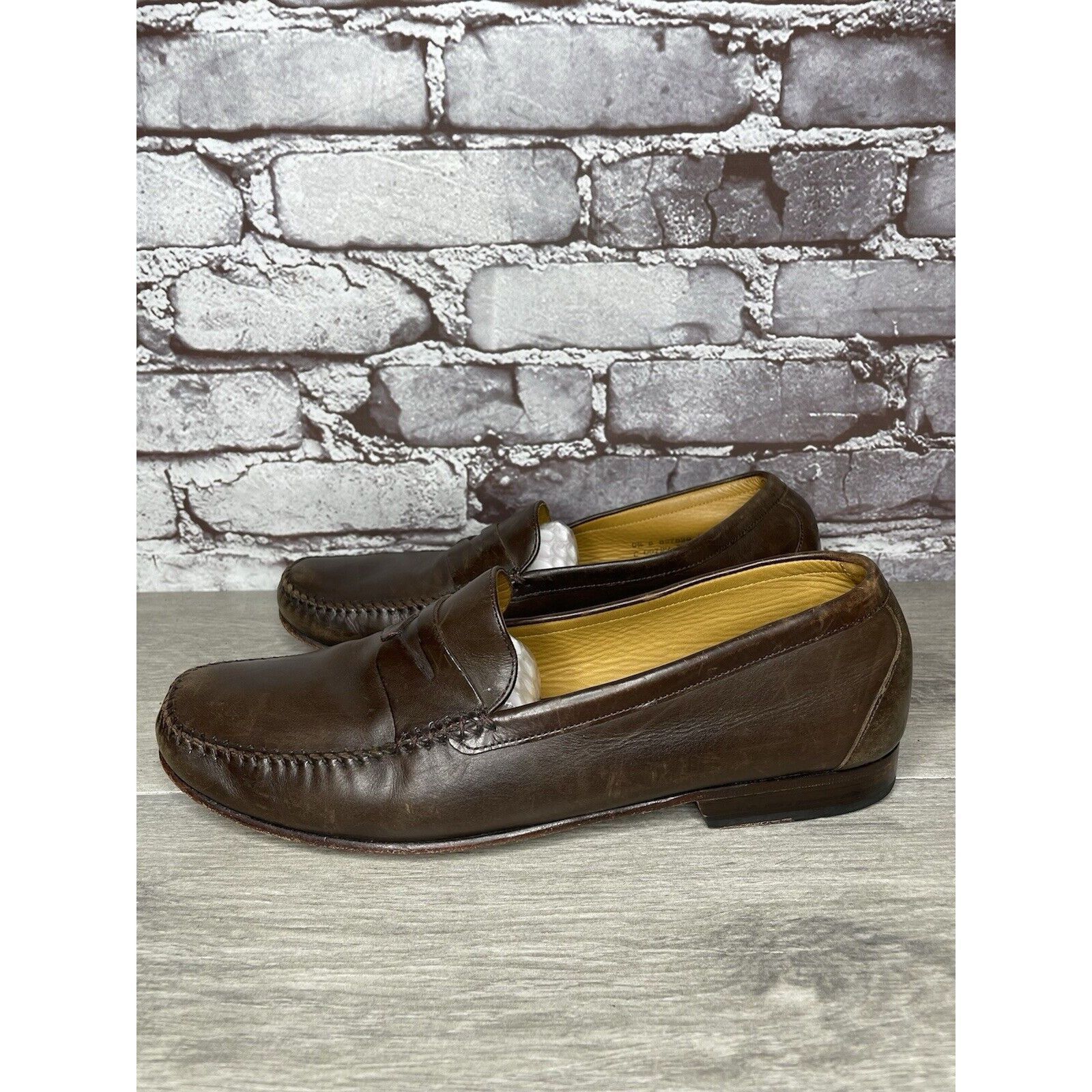 Cole Haan Cole Haan Resort Penny Loafer Men's Sz 9.5D Brown Leather Mo Size US 9.5 / EU 42-43 - 17 Thumbnail
