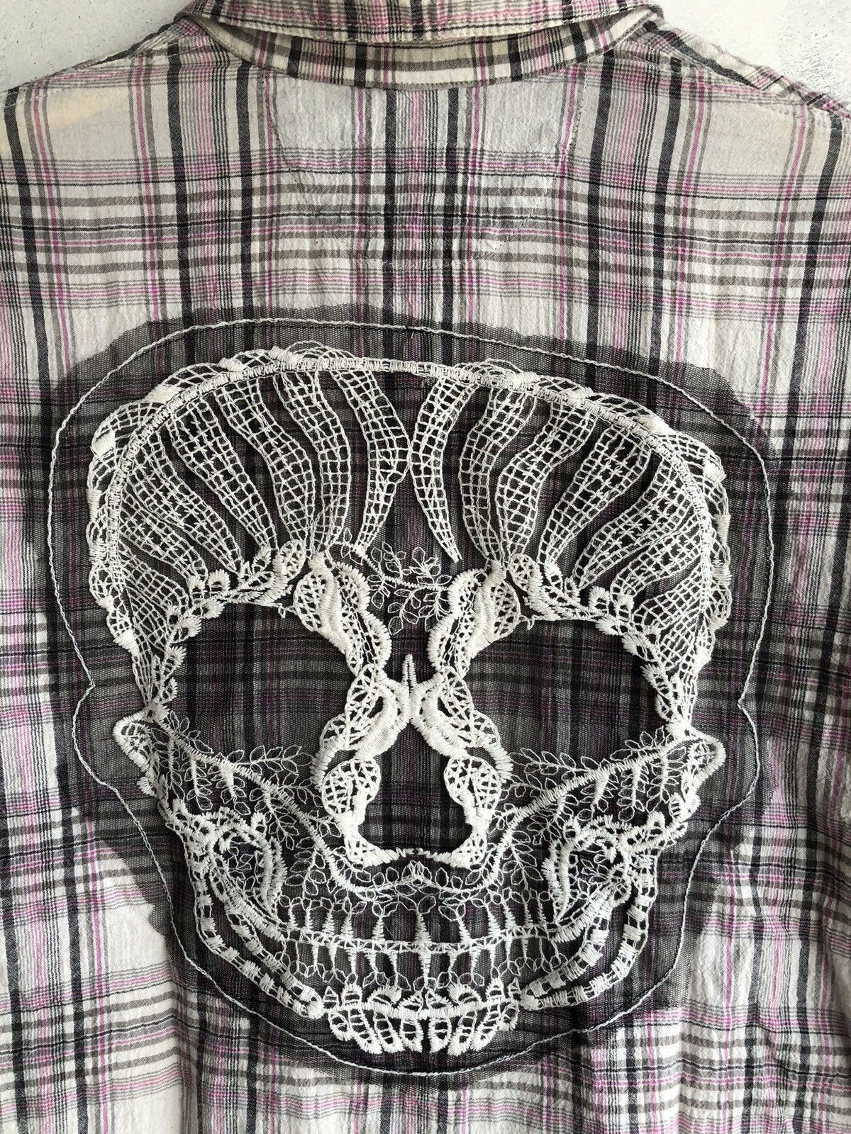Beauty Beast Gothic Skull Big Logo Button Shirt Japan Punk style Size US S / EU 44-46 / 1 - 5 Thumbnail