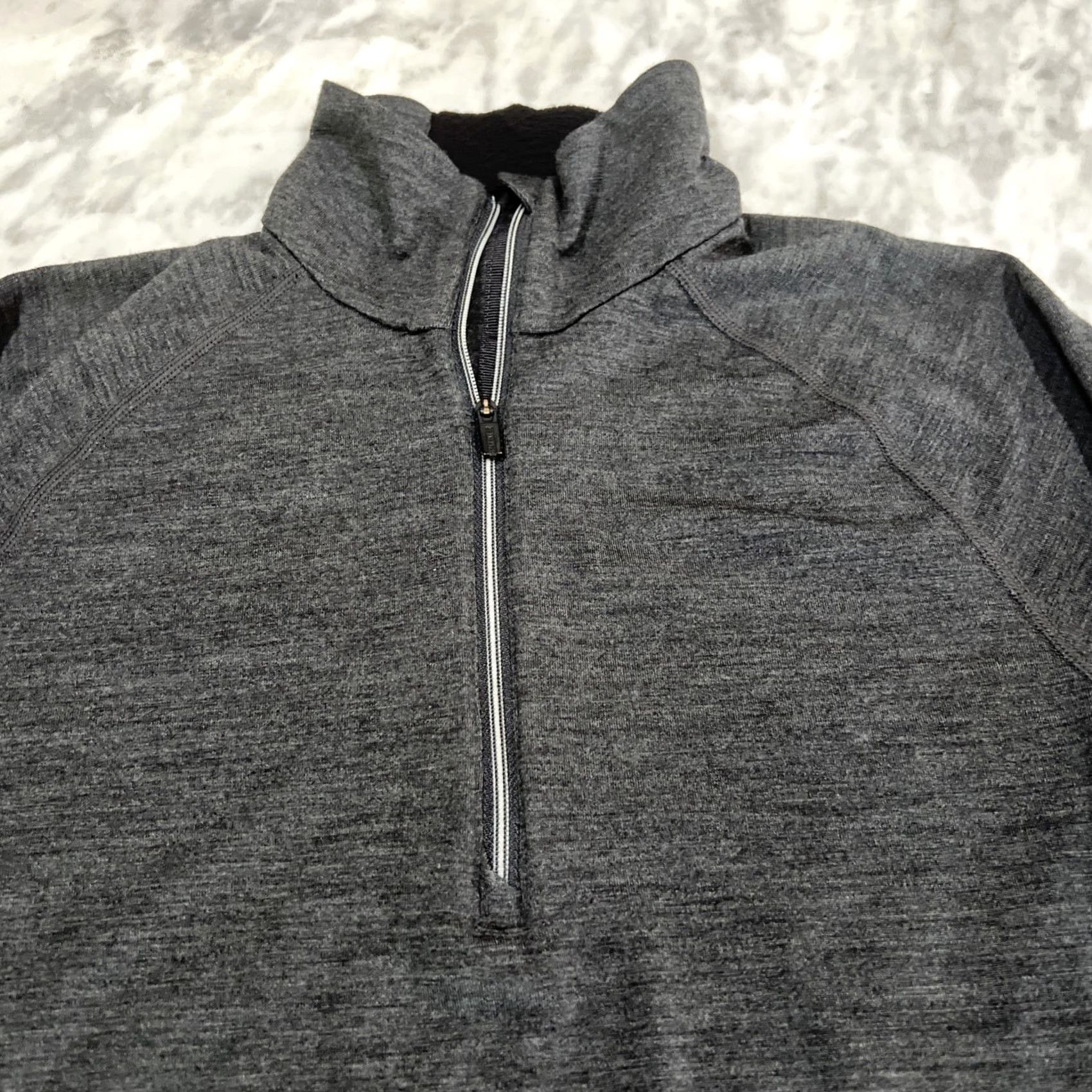 Icebreaker Icebreaker Merino Body Fit Quarter Zip Shirt Women Large Gray Black Long Sleeve Size L / US 10 / IT 46 - 3 Thumbnail