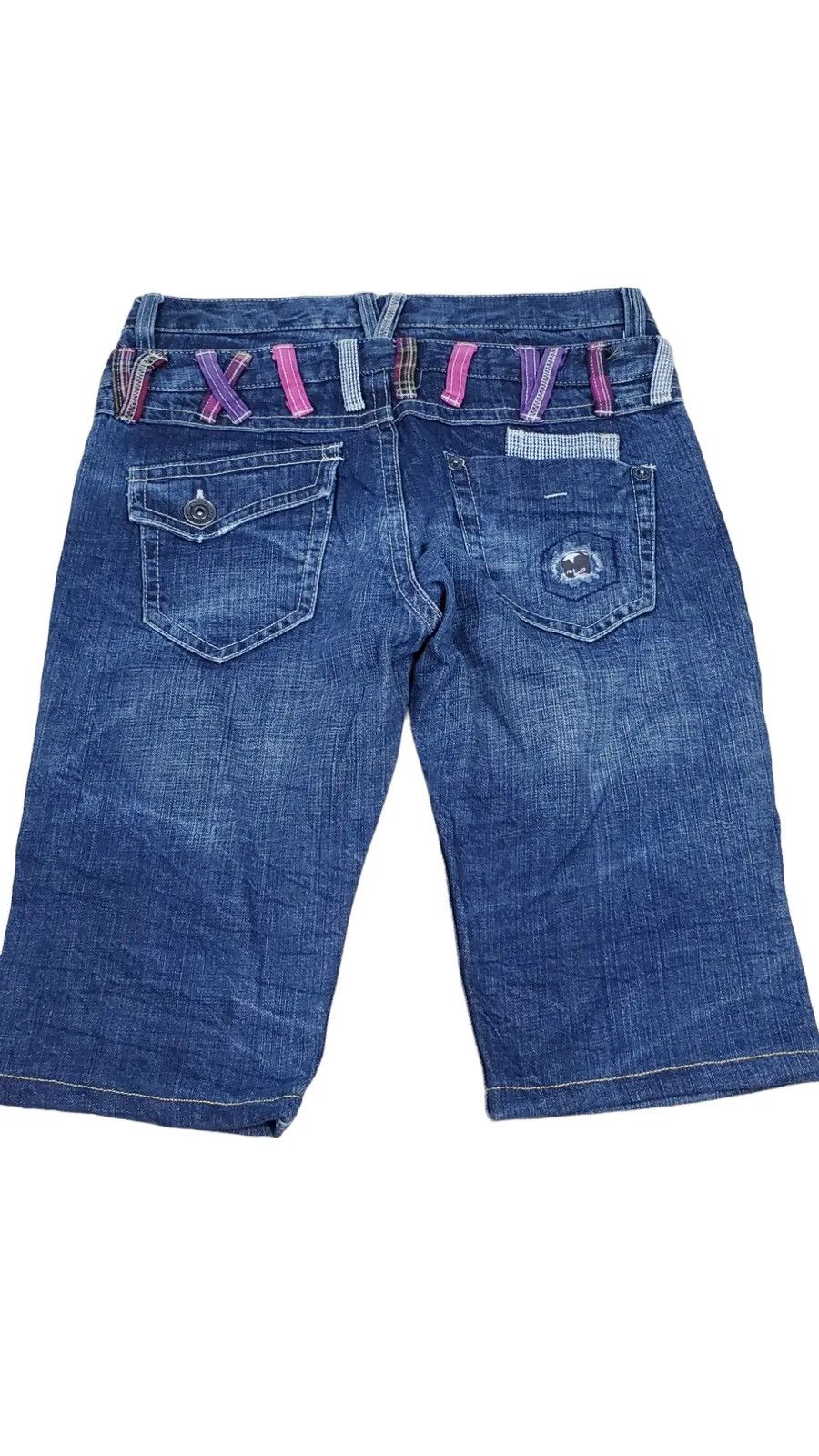 Japanese Brand × Vintage Vintage Colza Short Denim Double Waist Size US 33 - 1 Thumbnail