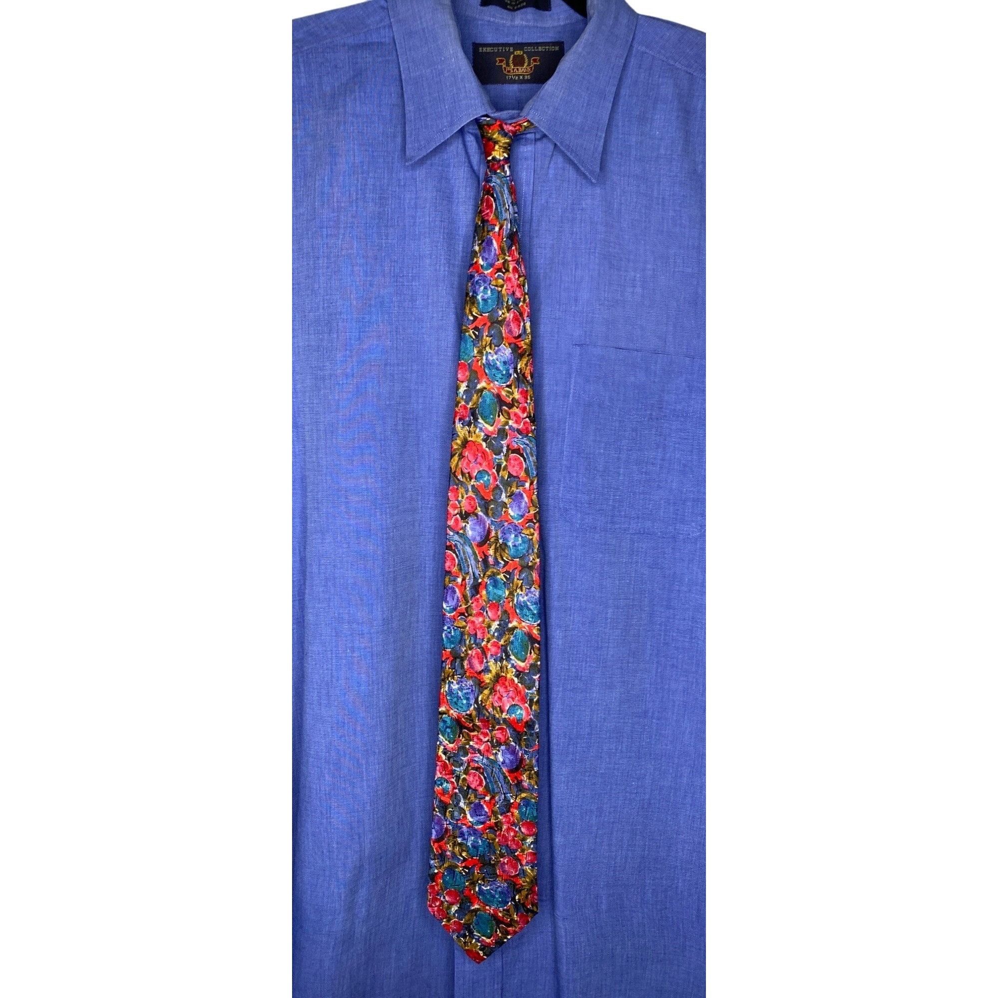 Designer VINTAGE BOLGHERI 100% SILK TIE MADE IN ITALY Size ONE SIZE - 1 Thumbnail