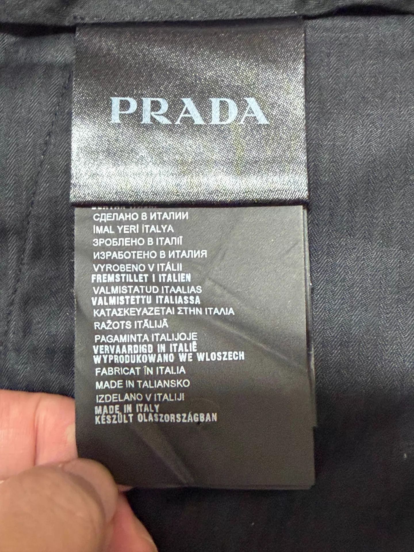 Prada Prada Slim Fit Smoky Black Tech Trousers 54 Size US 38 / EU 54 - 7 Thumbnail