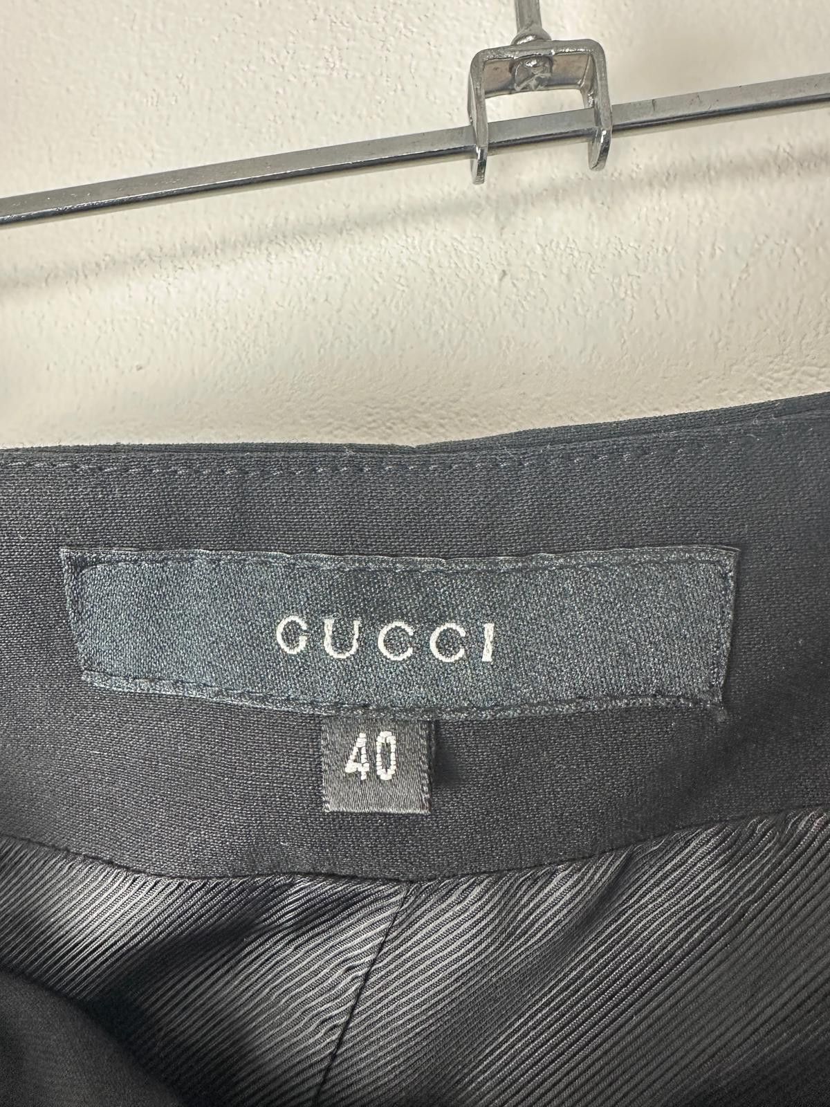 Gucci Gucci F/W 2000 Tom Ford Leather Pocket Skirt Size 32" / US 10 / IT 46 - 6 Thumbnail