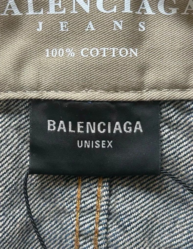 Balenciaga Balenciaga size M Embroidered Letter Baggy Loose Jeans Size US 27 - 3 Thumbnail