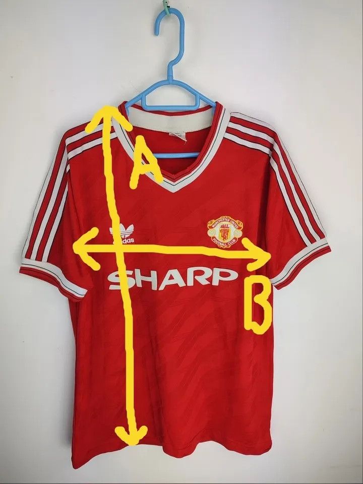 Vintage Manchester United 1987-88 home FOOTBALL Kit SHIRT