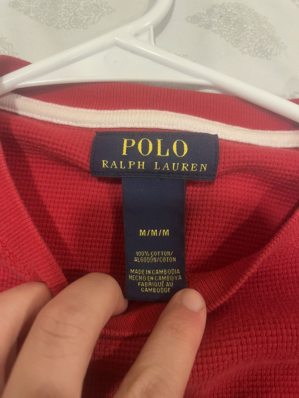 Polo Ralph Lauren Red Polo Ralph Lauren Sweater Size US M / EU 48-50 / 2 - 2 Thumbnail