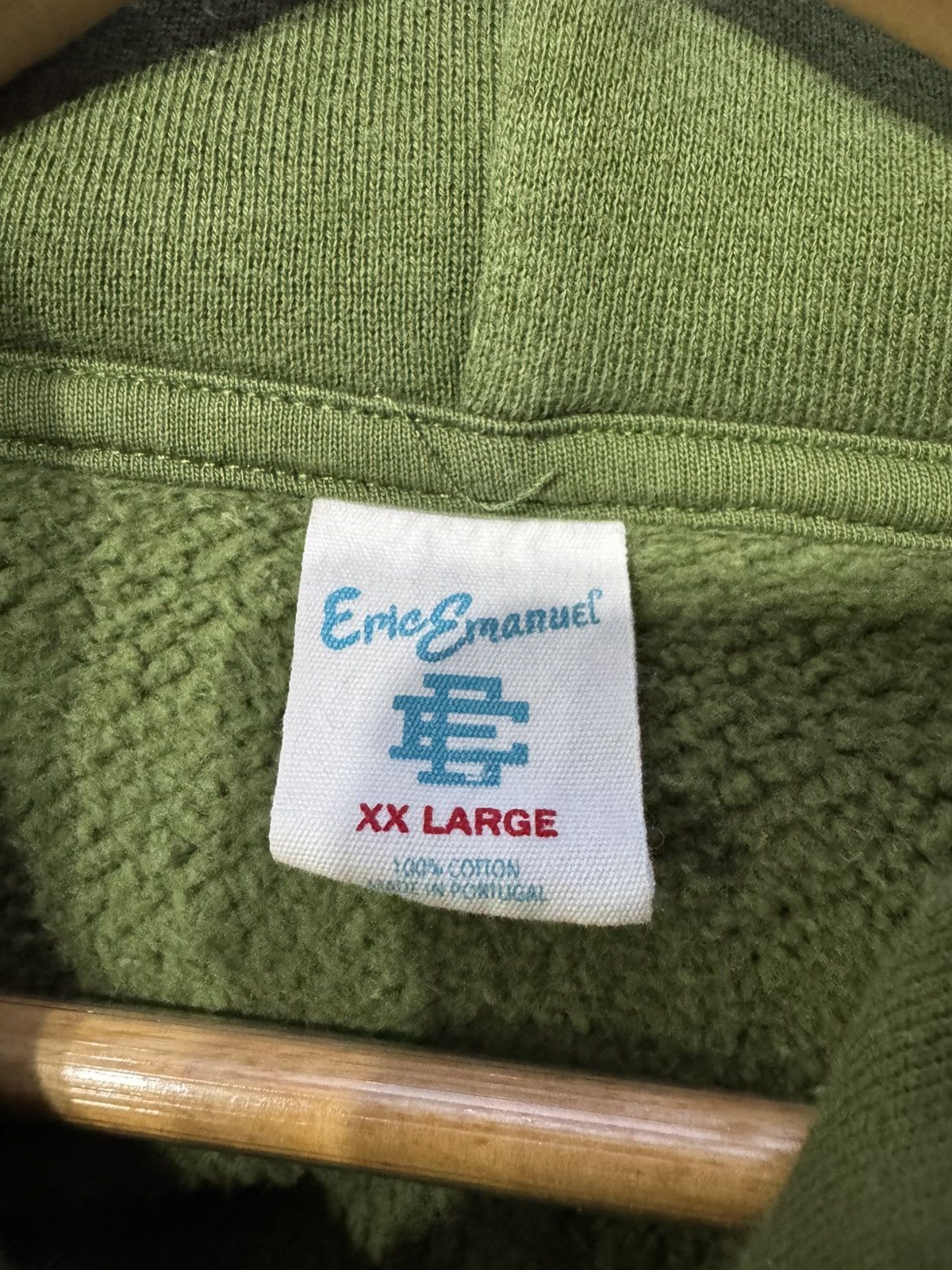 Eric Emanuel Eric Emanuel EE Logo Olive Hoodie Size US XXL / EU 58 / 5 - 3 Thumbnail