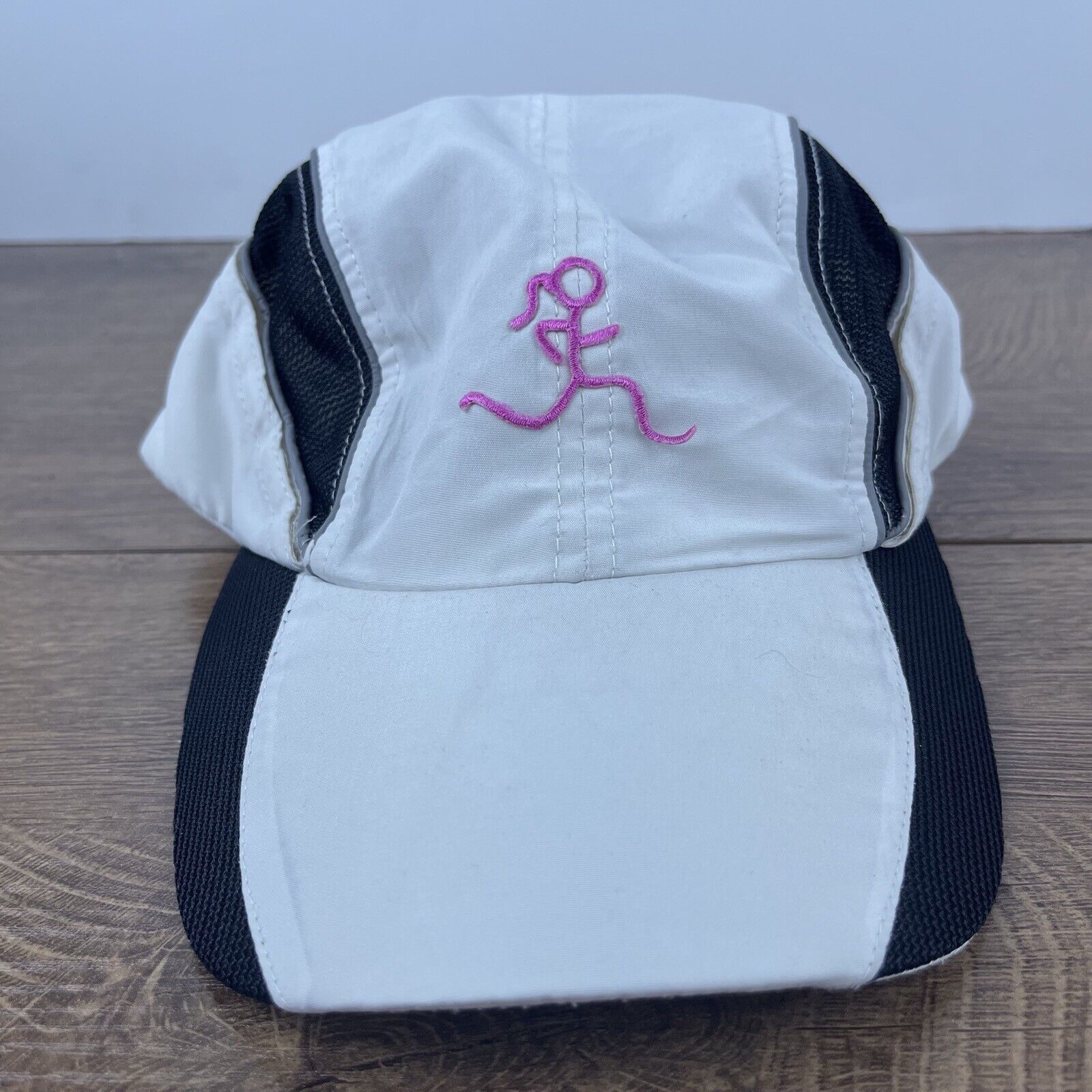 Other Run Hat Running Runners Hat White Cap Hat Adjustable Hat Whi Size ONE SIZE - 1 Thumbnail