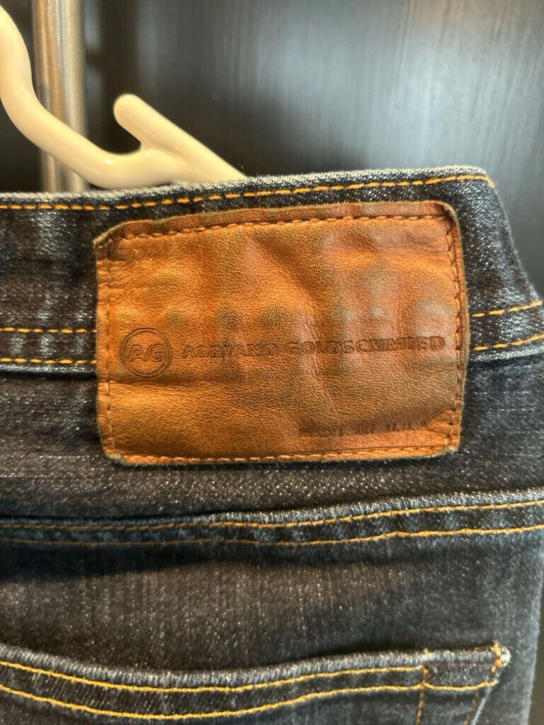 Men’s Adriano Goldschmidt slim fit jeans size 31 x 34