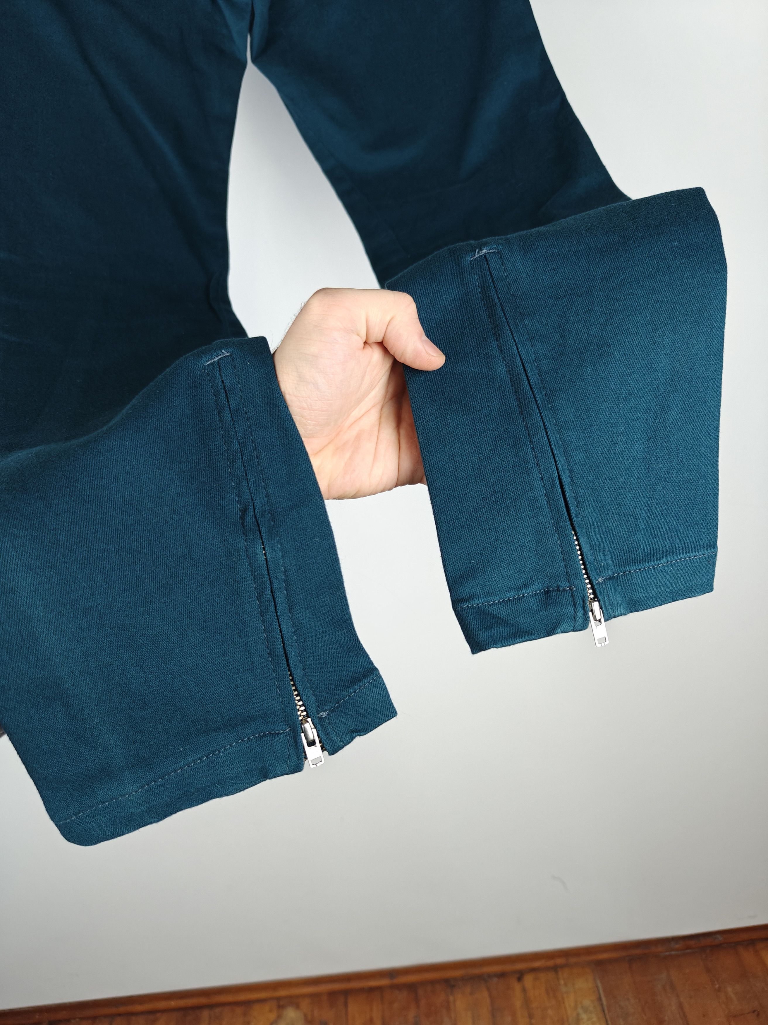 Kenzo Kenzo Paris Jungle Jeans Zip Exit Pants Green sz 40 (32x31) Size 32" / US 10 / IT 46 - 9 Thumbnail