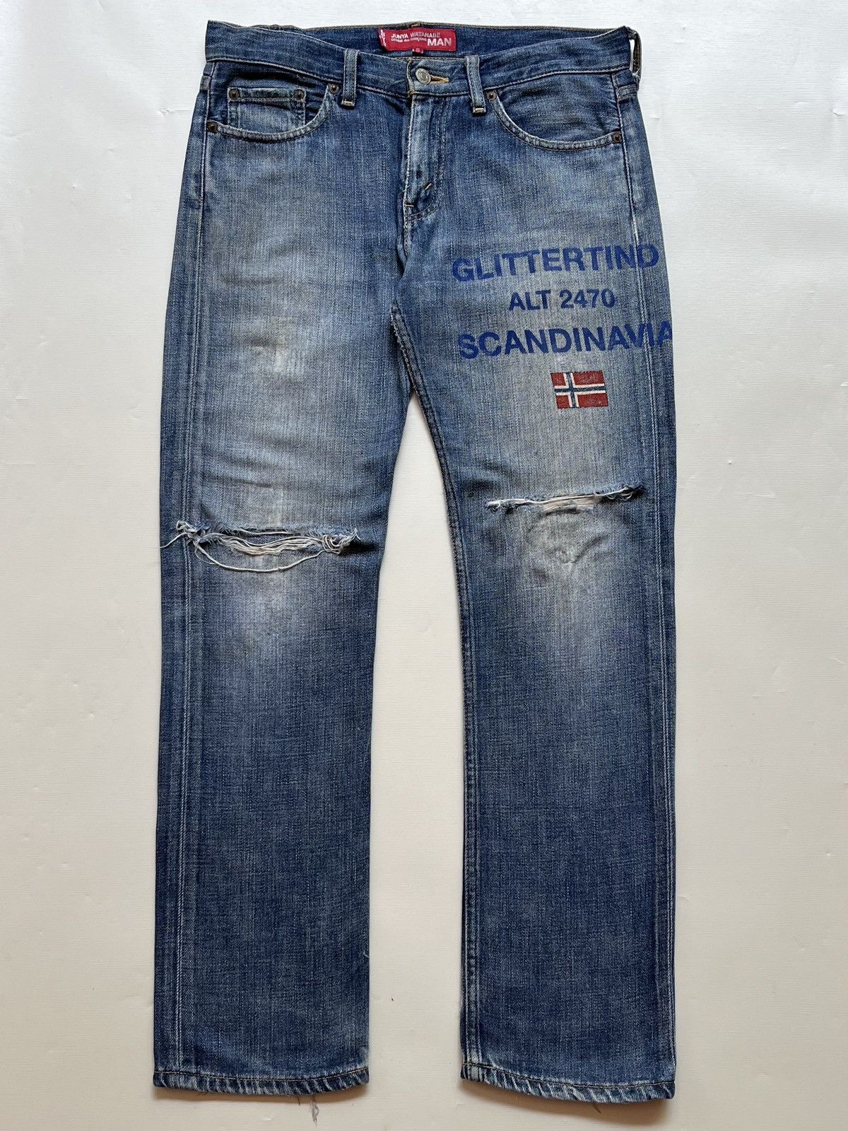 image of Comme Des Garcons x Comme Des Garcons Homme Plus Aw05 Junya Watanabe Levis - Scandinavia Jeans (Siz