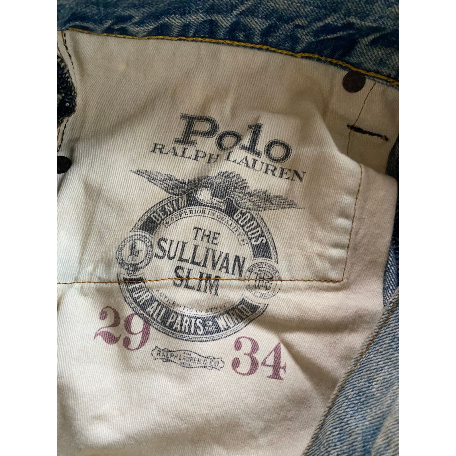 Polo Ralph Lauren Polo Ralph Lauren The Sullivan Slim jeans 29/34 (30x29) Size US 30 / EU 46 - 6 Thumbnail