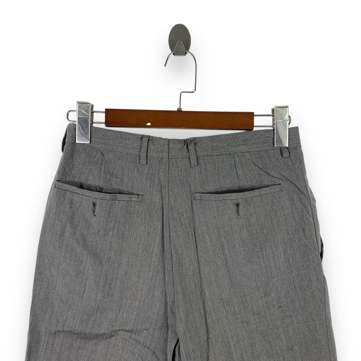 Alfred Dunhill Vintage DUNHILL Made In Italy Gray Wool Bottom Pants Trouser Size US 30 / EU 46 - 4 Thumbnail