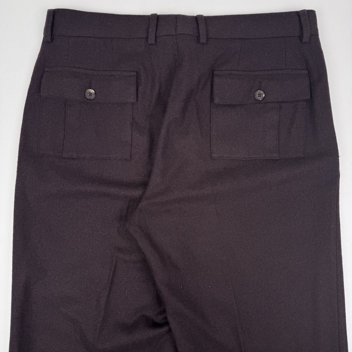 Gucci GucciTom Ford 1990’s Wool Flared Relaxed Suit Trousers/Pants Size US 32 / EU 48 - 6 Thumbnail