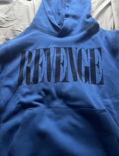 REVENGE Diamond Black Hoodie Rhinestone Hoodie