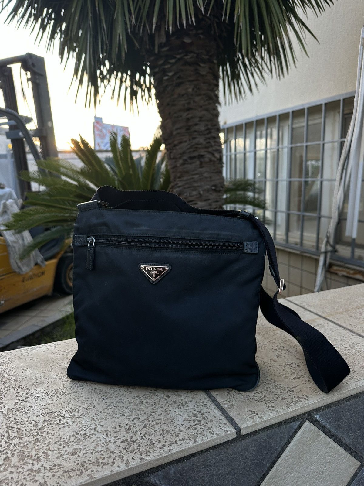 Prada Prada Nylon Bag Black Messenger Size ONE SIZE - 2 Thumbnail