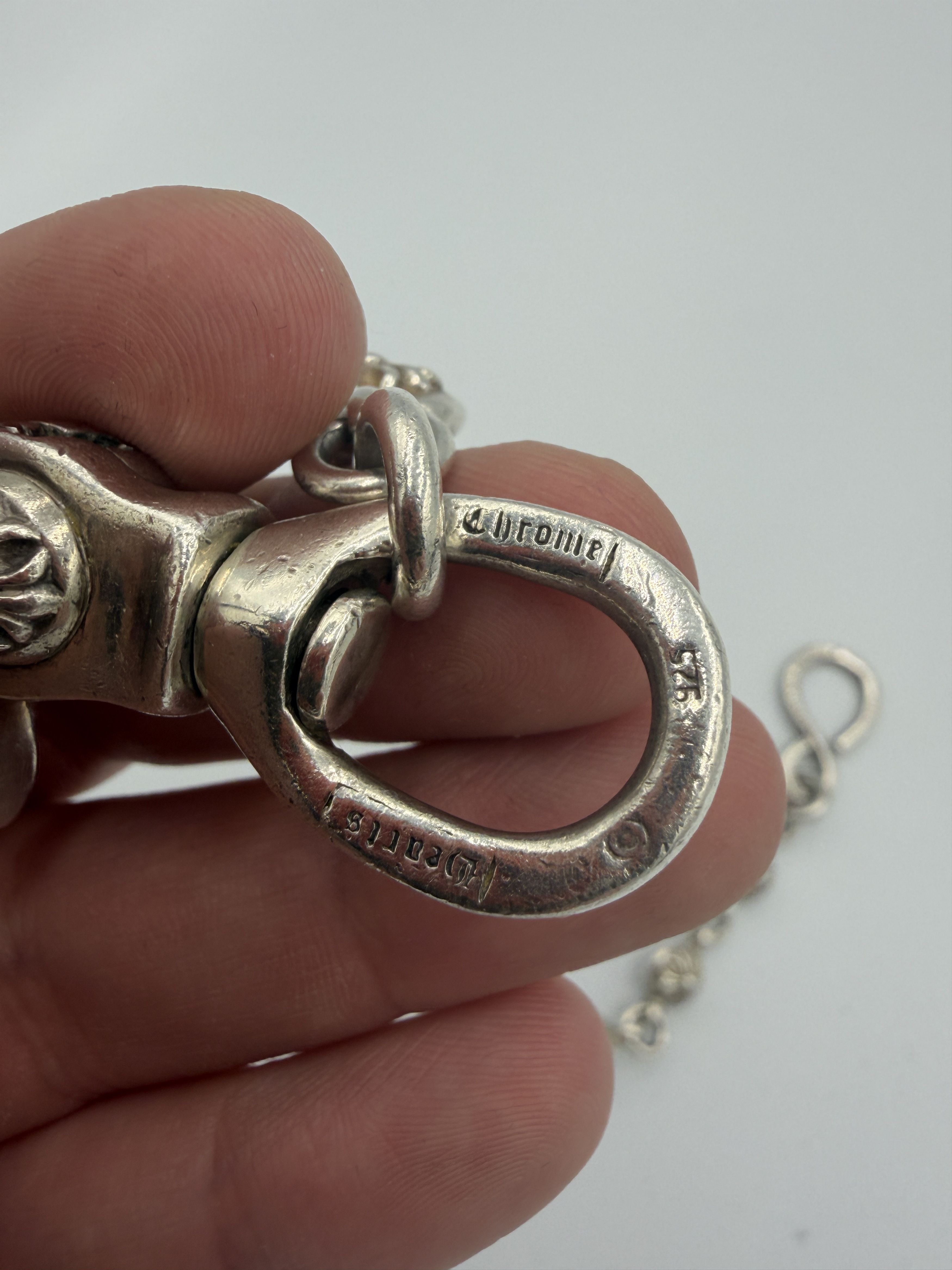 Chrome Hearts Chrome Hearts Silver Cross Ball Wallet Chain Size ONE SIZE - 4 Thumbnail