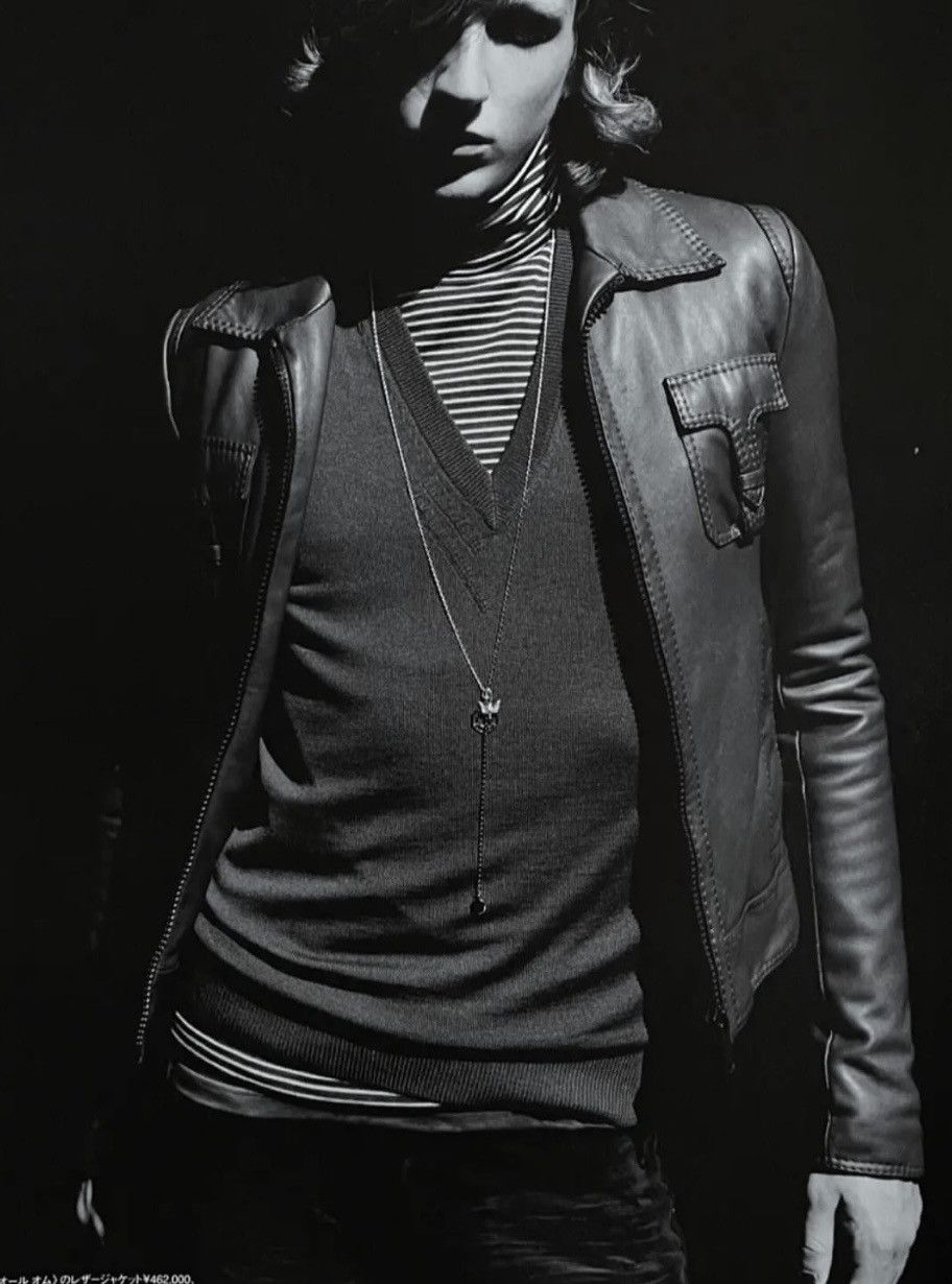 Dior DIOR HOMME BY HEDI SLIMANE 05AW/FW T-POCKET LEATHER JACKET Size US S / EU 44-46 / 1 - 14 Thumbnail