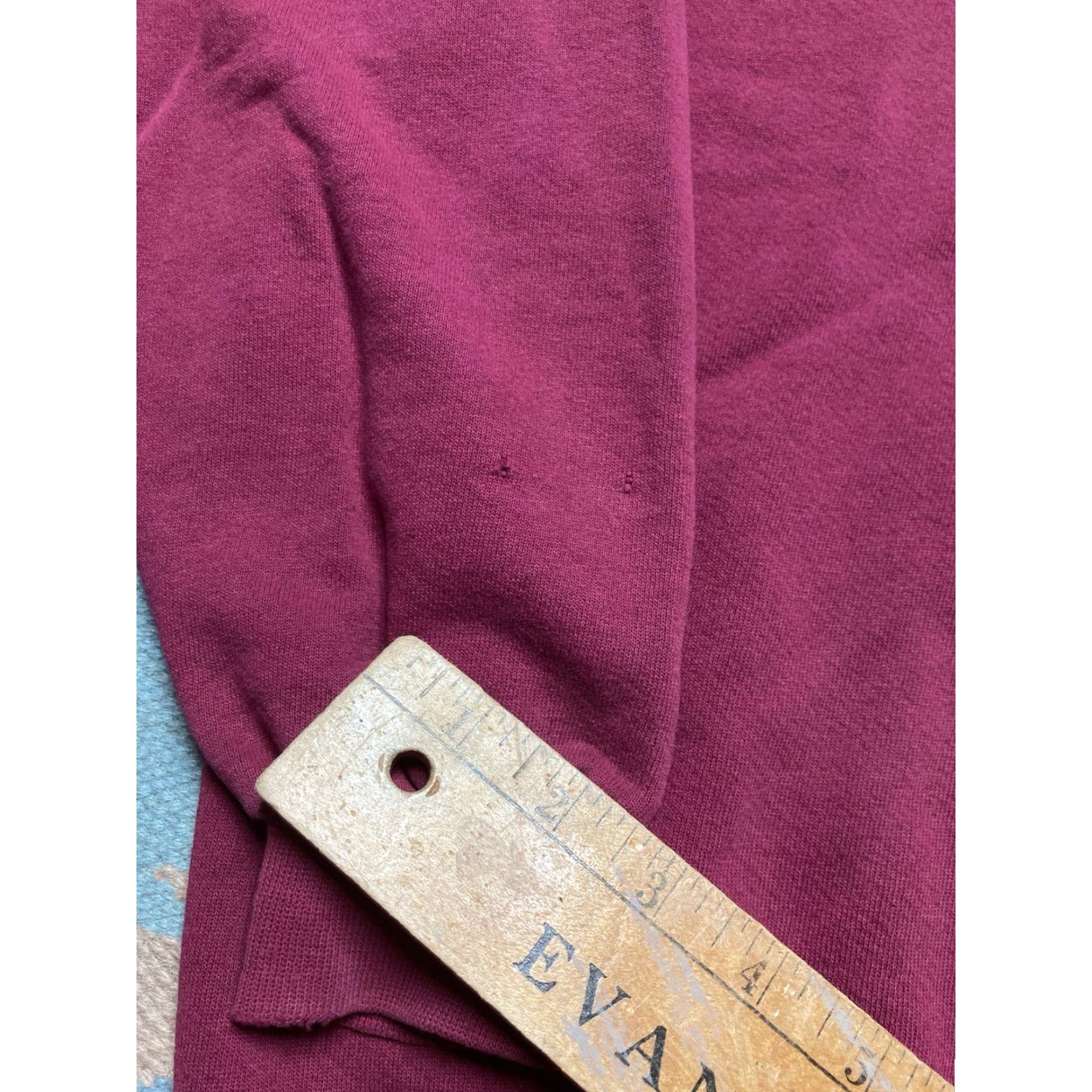 Vintage Vintage 80s 90s Cheetah Sweatshirt Crewneck Men Large Red Maroon USA 90s Pullover Knit Shirt Size US L / EU 52-54 / 3 - 3 Thumbnail